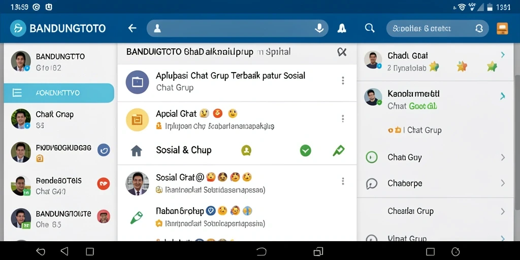 Antarmuka ramah pengguna dari BANDUNGTOTO yang memudahkan chatting grup.